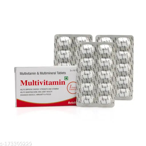 Multivitamin & Multimineral for Immunity, Strong Bones & Energy for Men & Women (30 Tablets) - Springkart 