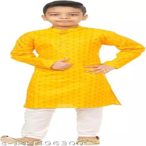 DIGIMART Multicolored Casual Designer Kurta Pyjama Set For Boys - Springkart 