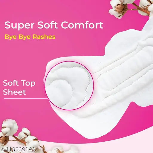 Paree Soft & Rash Free XL Sanitary Pads, With 3 Seconds Absorption For Heavy Flow - 40 Pads