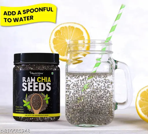 Raw and Mixed Seeds Chia, Flax, Pumpkin and Sunflower Seeds Combo for Eating -800GM - Springkart 