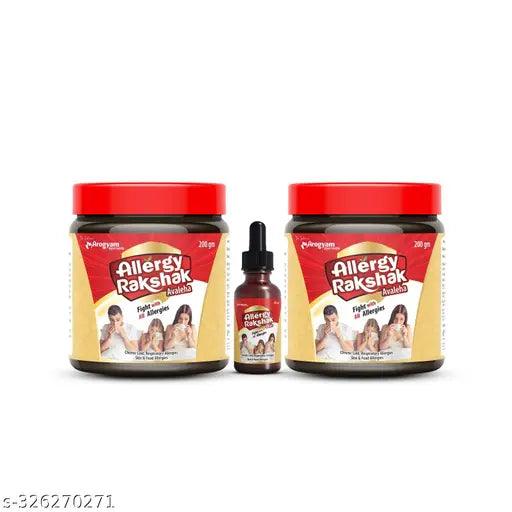 Arogyam ayurveda Allergy Rakshak Avaleha 400 ml & Ghee 20 ml Combo Good Health, Immunity Booster