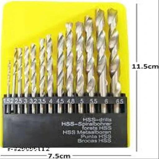 13 In 1 Stainless Steel Drill Bit Set Heavy Duty