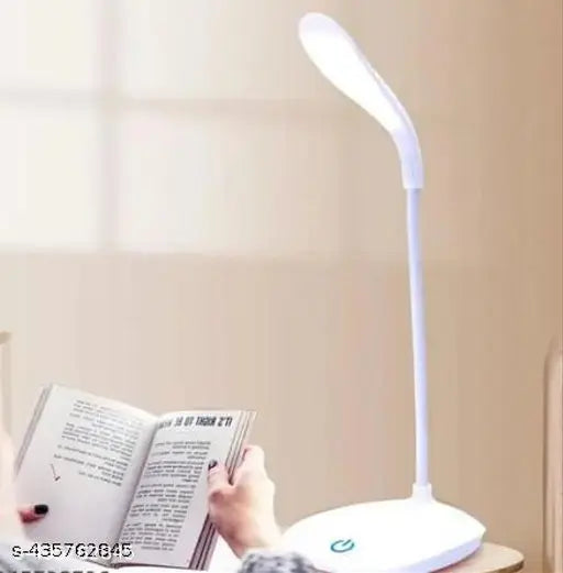 Student Study Reading Dimmer Led Table Lamps White Desk Light Lamp (Multicolor,Plastic, Pack of 1)