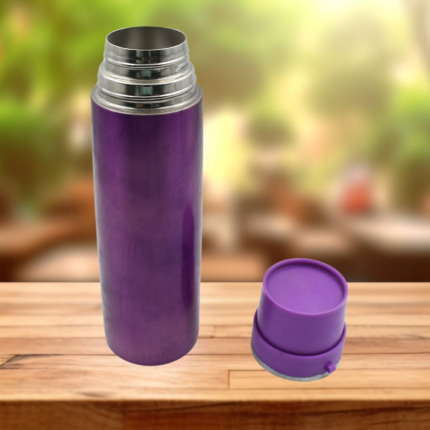 12765 Stainless Steel Water Bottle Leak Proof Rust Proof Hot Cold Drinks Gym Sipper Bpa Free Food Grade Quality Steel Fridge Bottle For Office Gym School (500 Ml Approx) - Springkart 