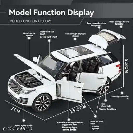 Range Rover Grey Metal Diecast Car 1:32 (14x5 cm)