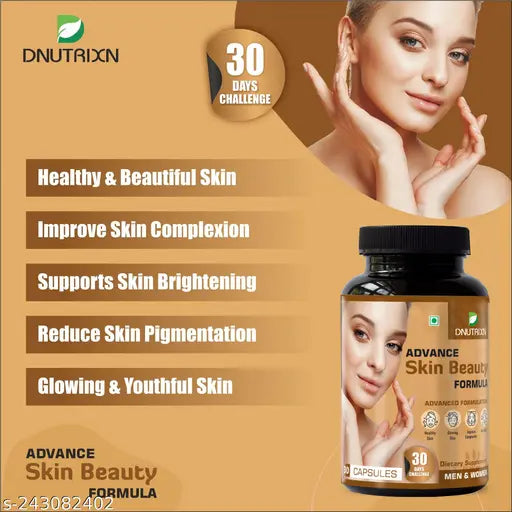 Healthy & Beautiful Skin Naturally,Advance Skin Care Capsules -30 - Springkart 