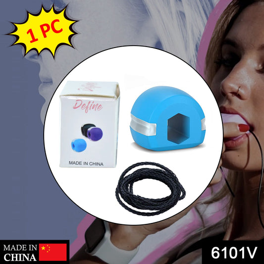 6101 V Cn Blue Jaw Exerciser Used To Gain Sharp And Chiselled Jawline Easily And Fast. - Springkart 