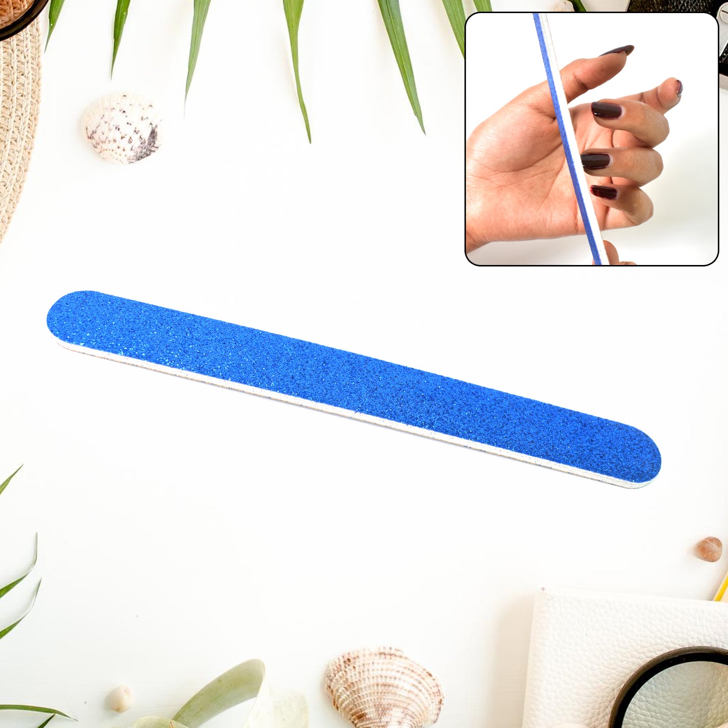 Professional Nail Filer Double Sided For Nail Shaper Nail File ( 18 Cm ) - Springkart 