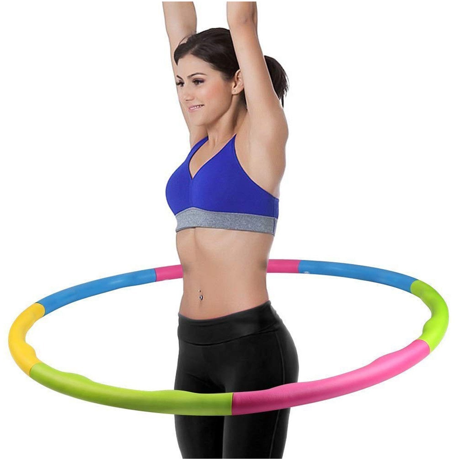 8018 Hoops Hula Interlocking Exercise Ring For Fitness With Dia Meter Boys Girls And Adults - Springkart 