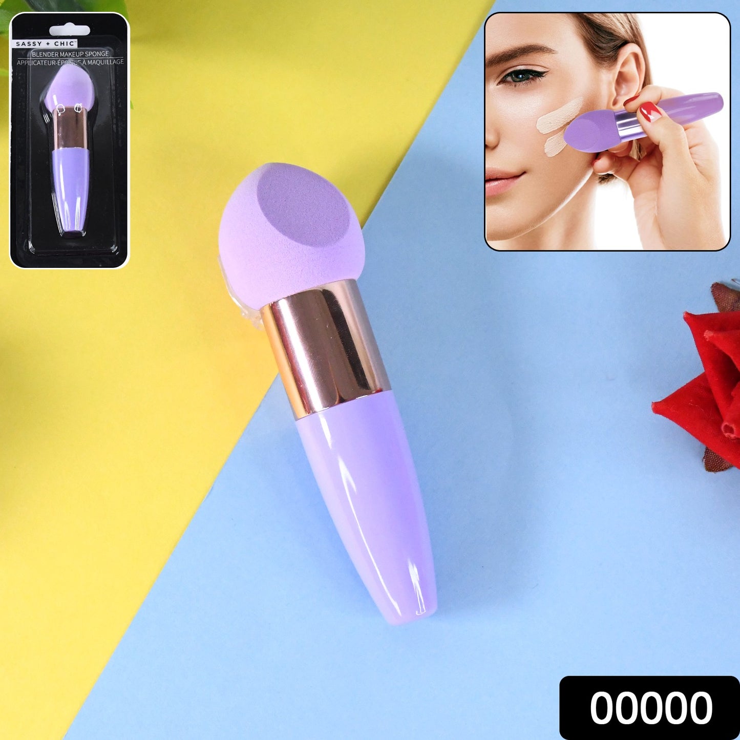 Creative Makeup Pens With Portable Makeup Sponges Blending Sponges (1 Pc) - Springkart 