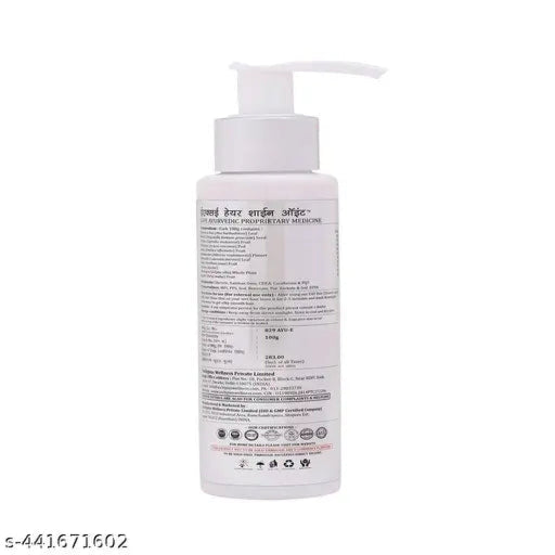 Hair Shine Oint 100 gm Pack of 2 Asclepius Wellness - Springkart 