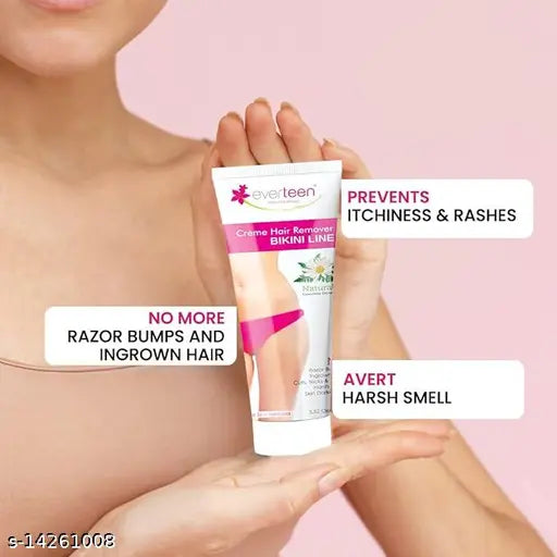 Everteen Hair Remover Creme for Bikini Line & Underarms – 1 Pack (50 gm) - Springkart 