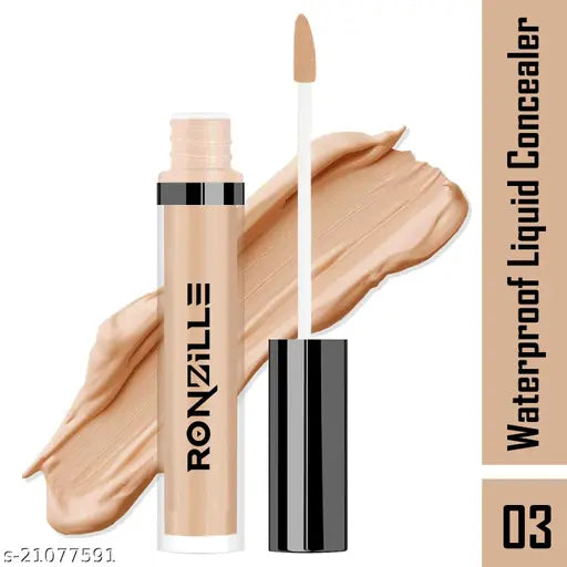 Ronzille HD Photo Perfect Liquid Concealer New Full Coverage - 03 Concealer (Granola, 10 g)