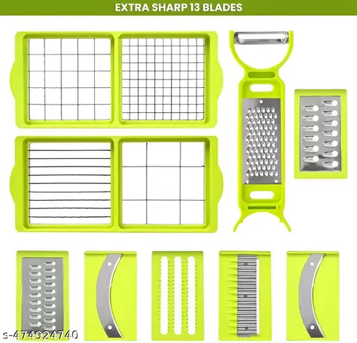 13-in-1 Vegetable Chopper: Durable, Food-Grade, and Easy to Clean