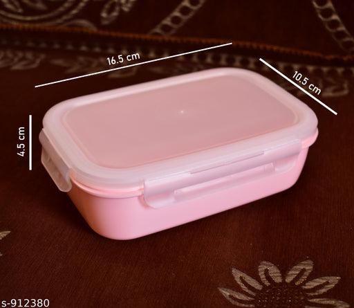 Plain Plastic Lunch Box Loknath Brand (Set of 6) With 200ml Box (small dabbi) Multiple Use Freezer Safe - Springkart 