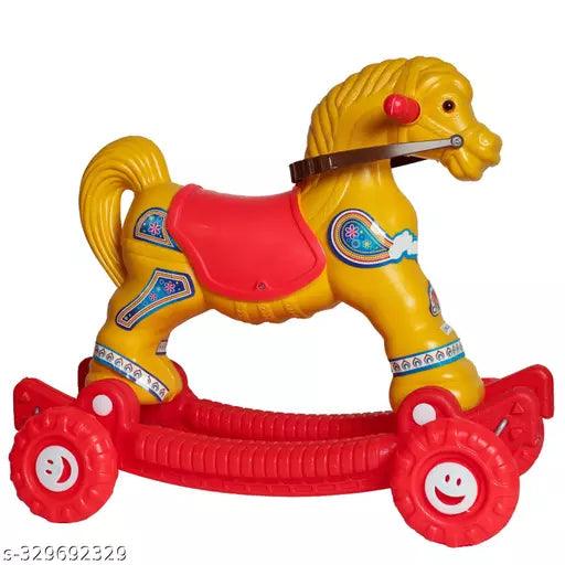 Tots in Tack Baby Horse Rider and Rocker Engaging Boy GIrl Unisex Playtime Fun for Kids 1-5 Years - Springkart 