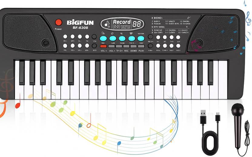 Flipclick Piano Keyboard Toy for Kids with Mic, Beginner Friendly Musical Instrument, Piano Digital Portable Keyboard  (37 Keys)