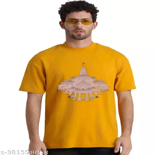 Ayodhya Ram Mandir T-Shirt for Men - Springkart 
