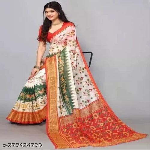 Trendy Sensational Saree - Springkart 