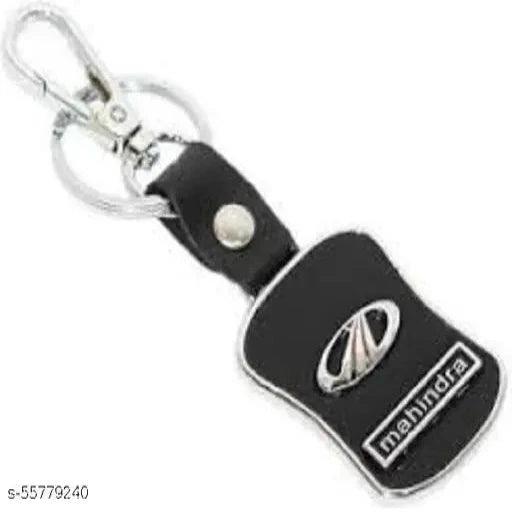 Alexus LEATHERITE BLACK Locking Key Chain - Springkart 