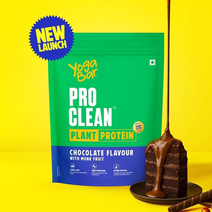 Yogabar Protien powder plant based Chocolate flavour 500g Plant-Based Protein (500 g, Chocolate)