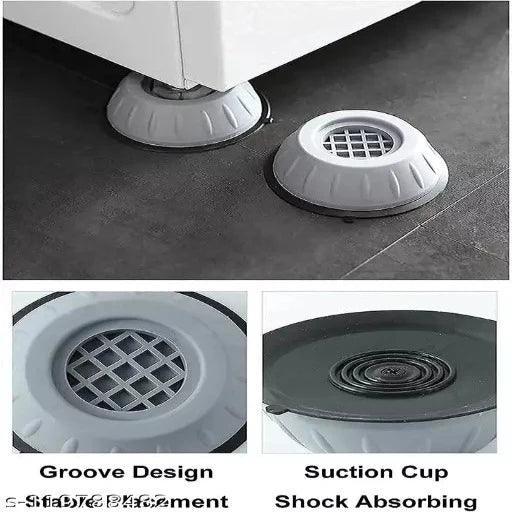 Anti Vibration Pads with Suction Cup Feet, Fridge Washing Machine - Springkart 