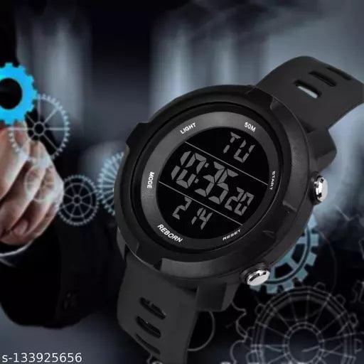 New Second Models Black Digital Watch - Springkart 