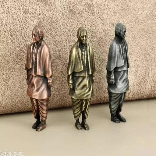 Statue Of Unity Showpiece Model Sardar Vallabhbhai Patel (Metal Finish) (11 cm) - Springkart 