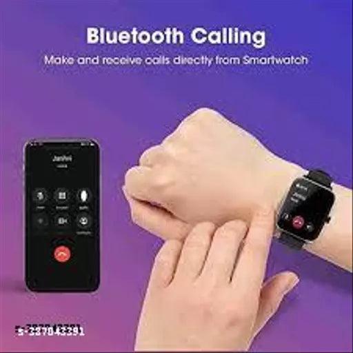 T500 Black Bluetooth Calling Watch, HD Touch 1.67 Display, 20+ Watch Faces Smartwatch - Springkart 