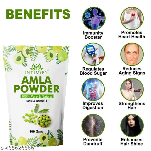 Amla Powder, Shikakai Powder, Reetha Powder for hair growth, and hair strong, Hair Pack, Hair Growth, Reduces Hair Fall, Conditions and Softens Hair -100gms - Pack of 3 - Springkart 