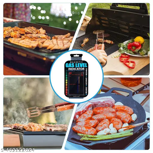 Magnetic Gas Level Indicator - Reusable Propane Tank Gauge-Thermometer - Springkart 