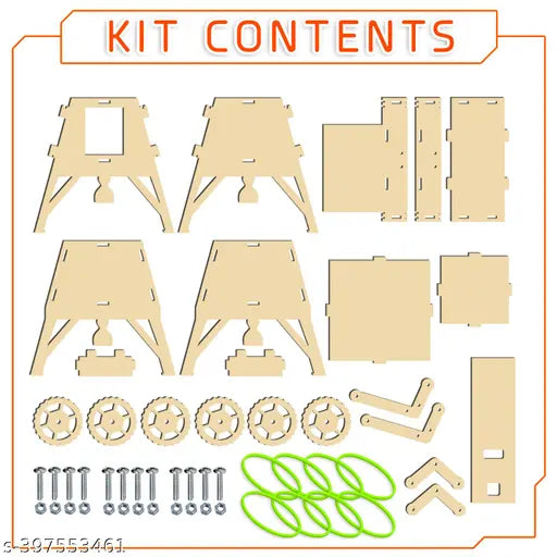 Chandrayaan-3 Lander, Rover project model – School Science project kit with infographics and tutorials