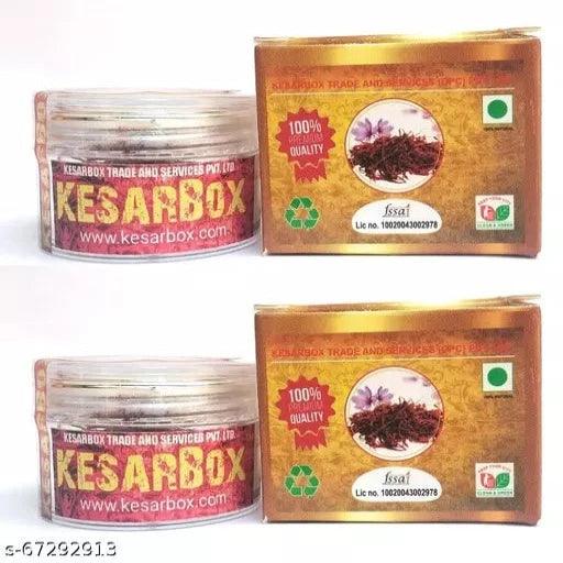 Certified Grade A1 Saffron Kesar-100% Pure and Finest Quality Saffron-Pack of 2