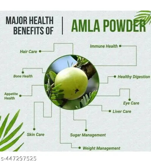Glamzy 100% Natural Amla Reetha Shikakai Powder For Hair Care & Skin Care - 300G (Pack Of 3) - Springkart 