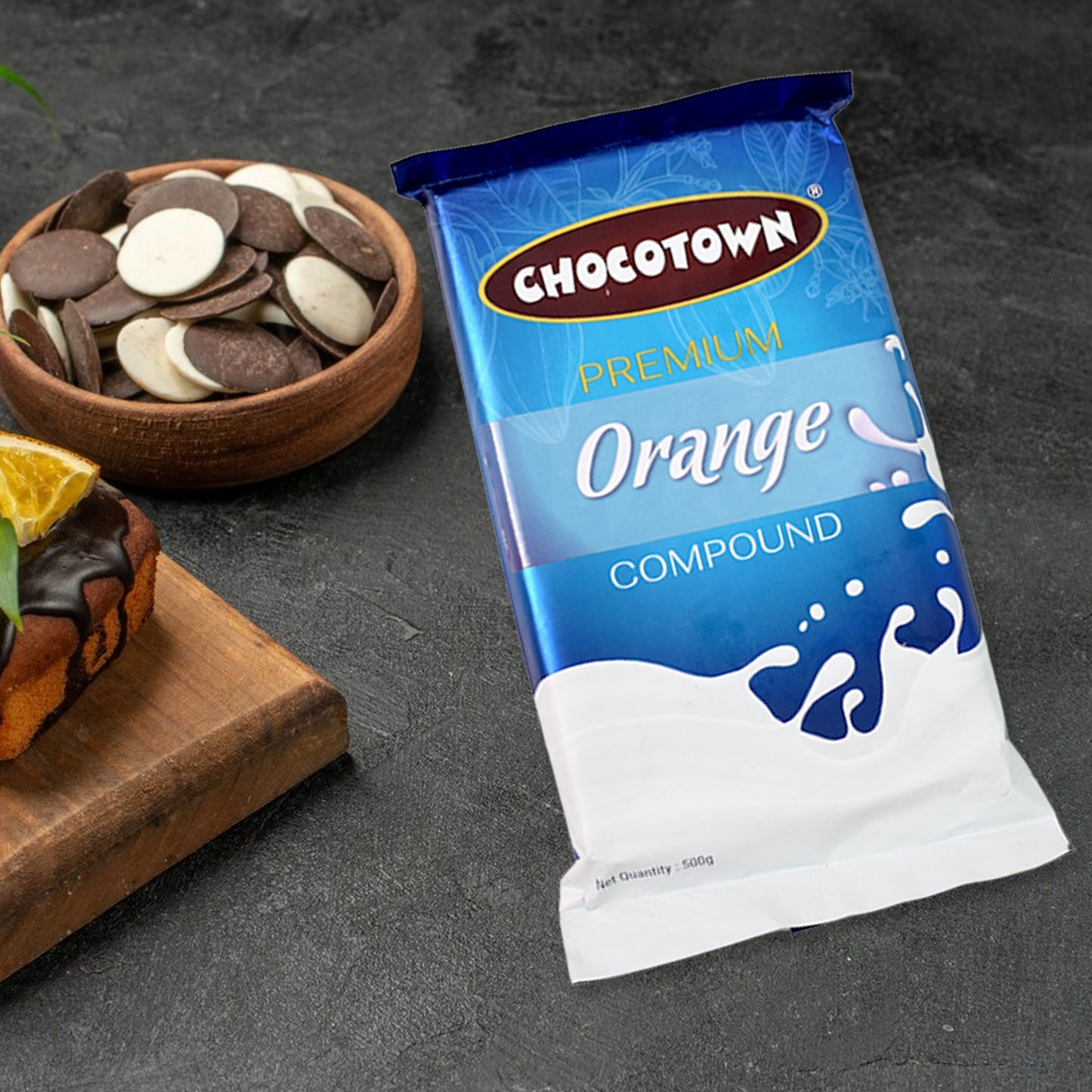 Chocotown Premium Orange Compound (500gm) - Springkart 