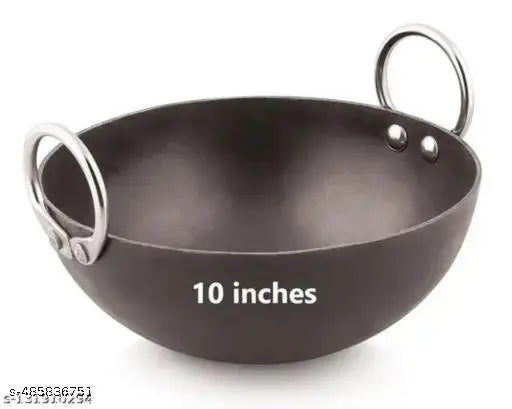 Iron/Loha Kadai No.10 (10 inches)