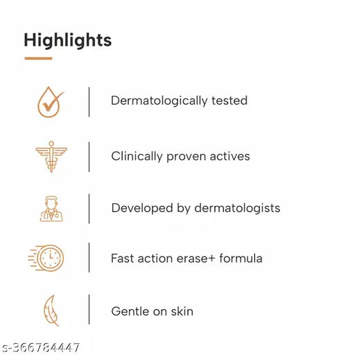 DERMATOUCH Bye Bye Pigmentation Removal Cream for Women and Men with Niacinamide - 19G