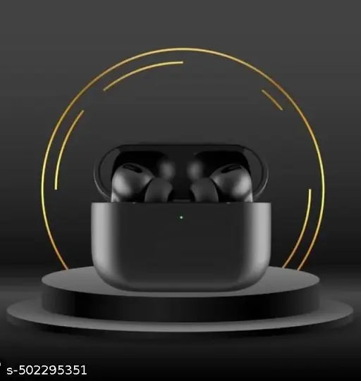 Earpods Pro Black with Case True Wireless Bluetooth Earphones with 3 Hours of Playtime & Compatible for all Smartphones (Black) TWS. BEST GOOD QUALITY HIGH QUALITY