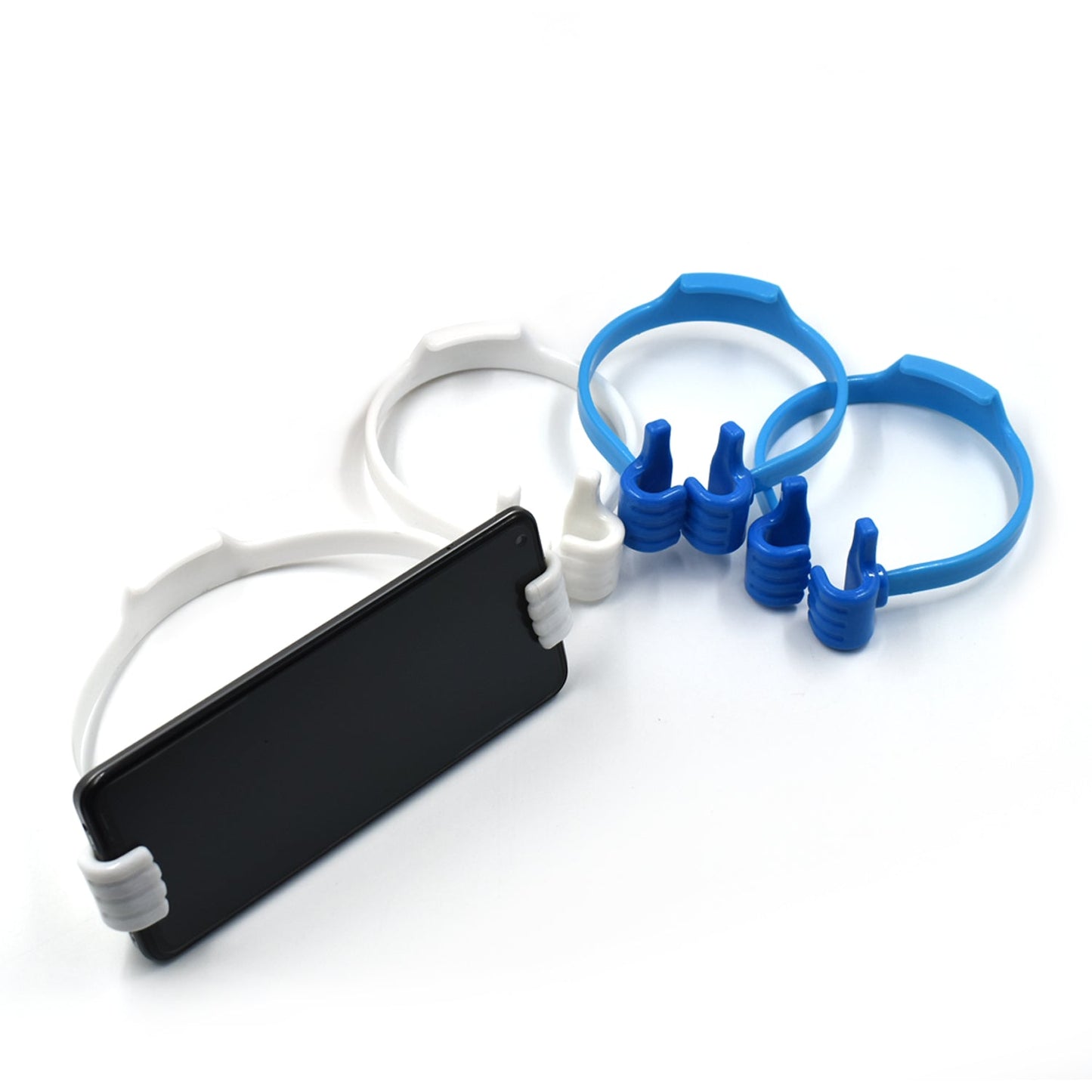 6132 4 Pc Hand Shape Mobile Stand Used In All Kinds Of Places Including Household And Offices As A Mobile Supporting Stand. - Springkart 