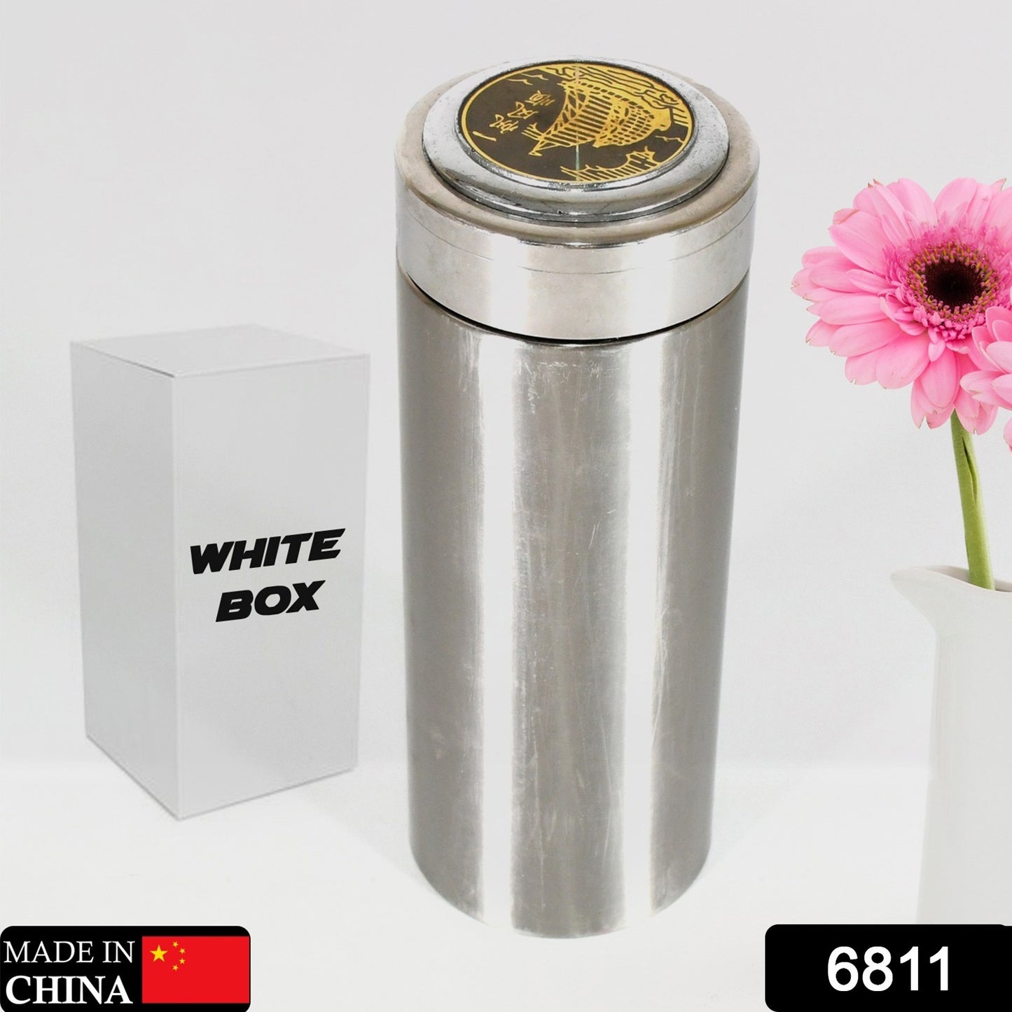 6811 Stainless Steel Insulated Water Bottle 300ml - Springkart 