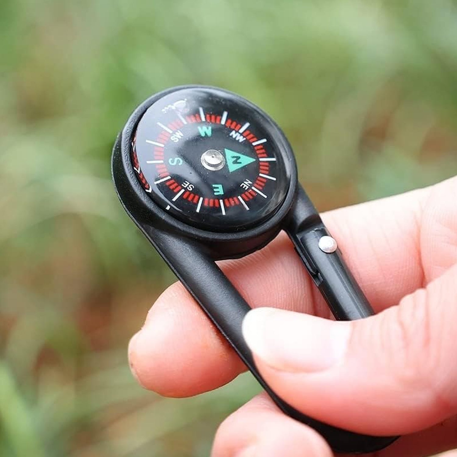 Clip Snap Hook Mini Compass (1 Pc (1 Pc Mix Design) - Springkart 