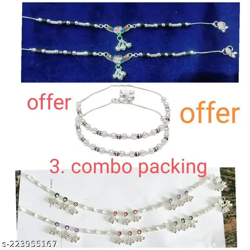 3 Anklet payal packing
