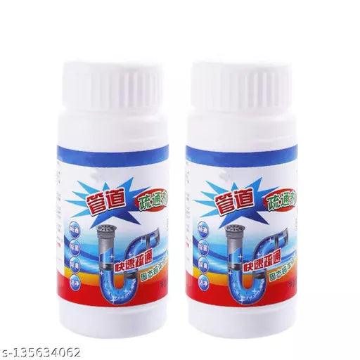 Powerful Sink & Drain Cleaner Clog Block Remover Powder Drain Opener (180 ml) BUY One GET One - Springkart 