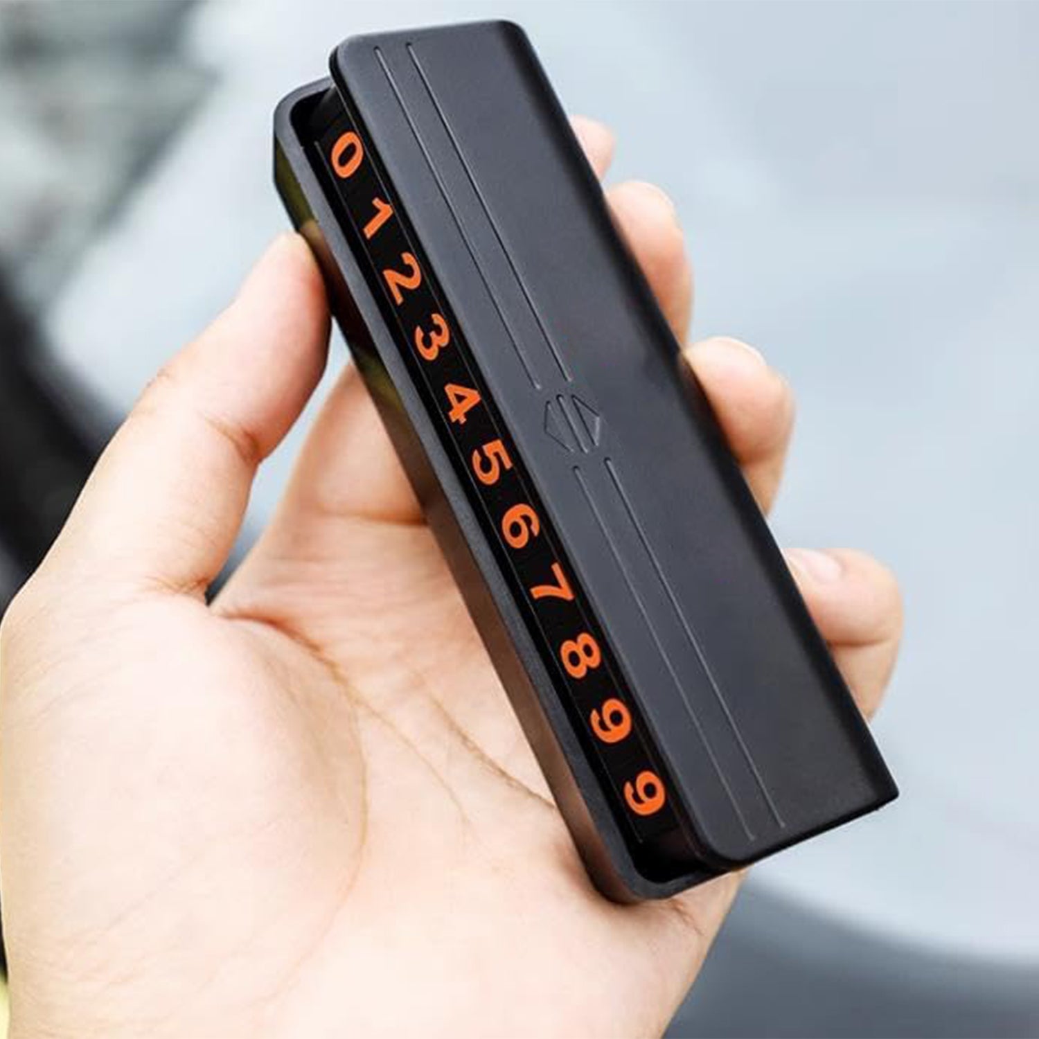8750 Temporary Car Parking Mobile Number Display With Magnetic Numbers Stickerscar Parking Magnetic Mobiletelephone Number Plate (1pc) - Springkart 