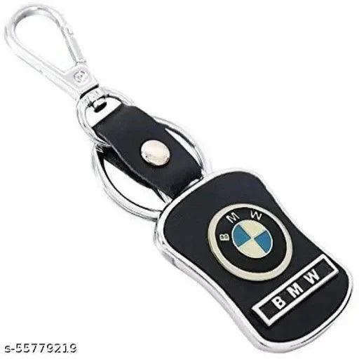 Alexus LEATHERITE BLACK Locking Key Chain - Springkart 