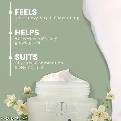 Lotus Herbals Whiteglow Skin Whitening & Brightening Gel Cream SPF 25 Pa +++, 60g