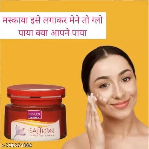 Saffron Face Fairness Cream 50gm protect from wrinkles / remove dark spots cream /face brighting cream