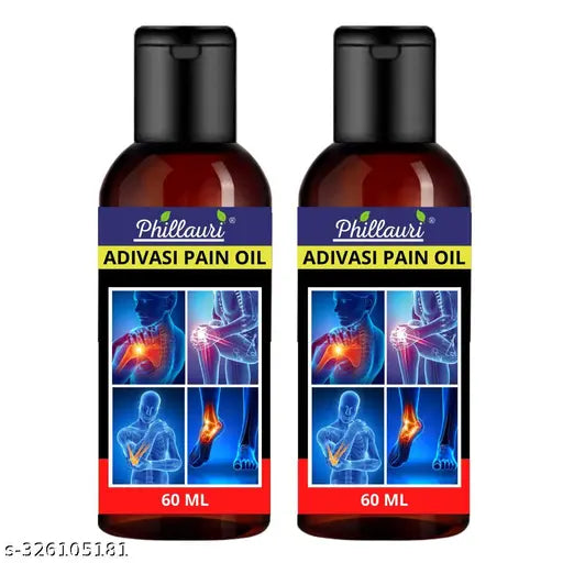 Phillauri Quik Relif Herbal oil instant pain relief (60ml) Pack 2 - Springkart 