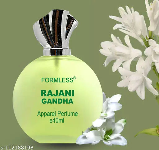 Formless Rajanigandha 40ml Perfume / Mogra parfum scent for men women Deodorant fragrance for gift boys Girls Storng Hard Long lasting Perfume