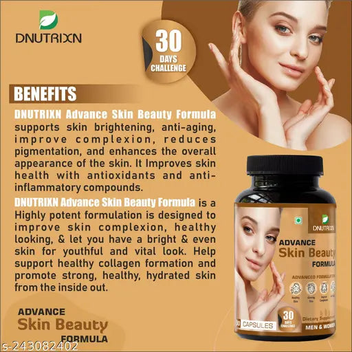 Healthy & Beautiful Skin Naturally,Advance Skin Care Capsules -30 - Springkart 